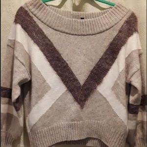 Cold Shoulder Sweater